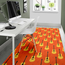 Load image into Gallery viewer, Classice Guitar Music Pattern Area Rug
