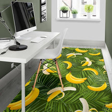 Load image into Gallery viewer, Banana Palm Leaves pattern Area Rug
