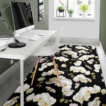 Load image into Gallery viewer, Orchid White Pattern Print Design OR011 Area Rugs

