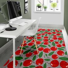 Load image into Gallery viewer, Cherry Leaves Pattern Area Rug
