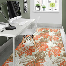 Load image into Gallery viewer, Cocoa beans Cocoa tree pattern Area Rug
