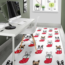 Load image into Gallery viewer, French Bulldog in Sock Pattern Area Rug
