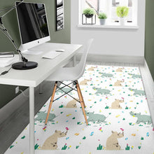 Load image into Gallery viewer, Cute Rhino pattern Area Rug
