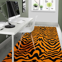 Load image into Gallery viewer, Bengal tigers skin print pattern Area Rug
