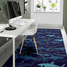Load image into Gallery viewer, Shark pattern Area Rug
