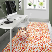 Load image into Gallery viewer, Fire flame watercolor pattern Area Rug
