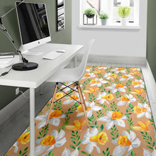 Load image into Gallery viewer, Daffodils Pattern Print Design DF04 Area Rugs
