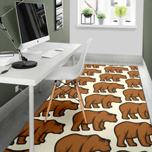 Load image into Gallery viewer, Bear Pattern Print Design BE05 Area Rugs
