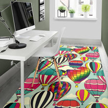 Load image into Gallery viewer, Hot Air Balloon Pattern Background Area Rug
