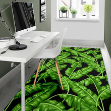 Load image into Gallery viewer, Banana Leaf Pattern Print Design BL01 Area Rugs
