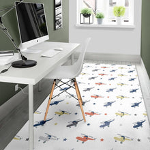Load image into Gallery viewer, Cute helicopter star pattern Area Rug
