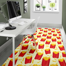 Load image into Gallery viewer, French Fries Pattern Theme Area Rug
