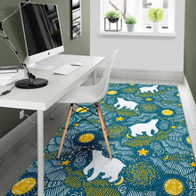 Load image into Gallery viewer, Polar Bear Pattern Area Rug
