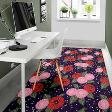 Load image into Gallery viewer, Camellia Pattern Print Design CM02 Area Rugs
