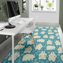 Load image into Gallery viewer, Bear Pattern Print Design BE04 Area Rugs
