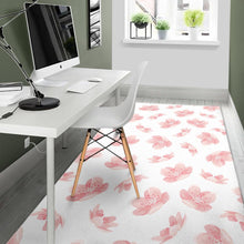 Load image into Gallery viewer, Pink sakura cherry blossom pattern Area Rug
