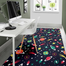 Load image into Gallery viewer, colorful space pattern planet star Area Rug

