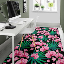 Load image into Gallery viewer, Orchid Pink Pattern Print Design OR06 Area Rugs
