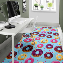 Load image into Gallery viewer, Donut Pattern Print Design DN07 Area Rugs
