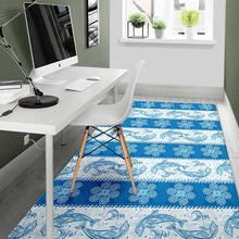 Load image into Gallery viewer, Dolphin Tribal Pattern Area Rug
