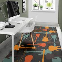 Load image into Gallery viewer, electric guitars pattern Area Rug
