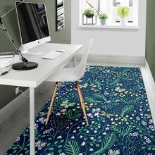 Load image into Gallery viewer, butterfly leaves pattern Area Rug

