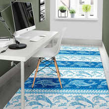 Load image into Gallery viewer, Dolphin Tribal Pattern Ethnic Motifs Area Rug
