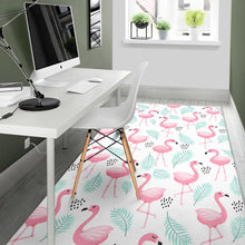 Load image into Gallery viewer, Cute flamingo pattern Area Rug
