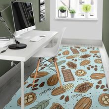 Load image into Gallery viewer, Hand Drawn Cocoa Pattern Area Rug
