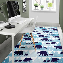 Load image into Gallery viewer, Bear Pattern Print Design BE01 Area Rugs
