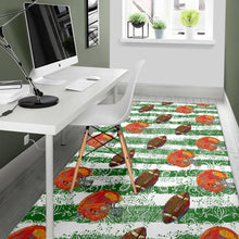 Load image into Gallery viewer, American Football Ball Helmet Pattern Area Rug
