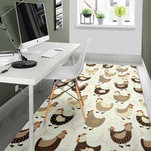 Load image into Gallery viewer, Cute rooster chicken cock Area Rug
