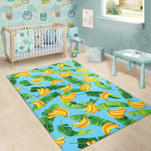 Load image into Gallery viewer, banana leaves banana design pattern Area Rug
