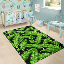 Load image into Gallery viewer, Banana Leaf Pattern Print Design BL01 Area Rugs
