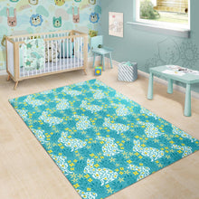 Load image into Gallery viewer, Rabbit Flower Theme Pattern Area Rug
