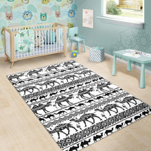 Load image into Gallery viewer, Camel polynesian tribal pattern Area Rug
