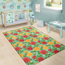 Load image into Gallery viewer, Dahlia Pattern Print Design DH011 Area Rugs
