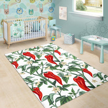 Load image into Gallery viewer, Chili Leaves Flower Pattern Area Rug
