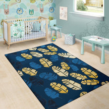 Load image into Gallery viewer, Banana Leaf Pattern Print Design BL09 Area Rugs
