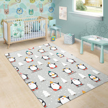 Load image into Gallery viewer, Cute Penguin christmas pattern Area Rug
