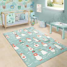 Load image into Gallery viewer, Cute snowman pattern Area Rug
