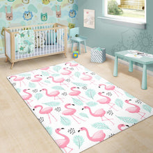 Load image into Gallery viewer, Cute flamingo pattern Area Rug
