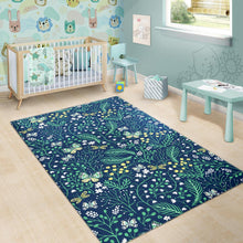 Load image into Gallery viewer, butterfly leaves pattern Area Rug
