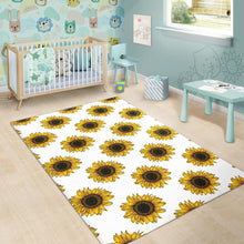 Load image into Gallery viewer, sunflowers design pattern Area Rug
