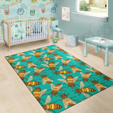 Load image into Gallery viewer, Bee Pattern Print Design BEE04 Area Rugs
