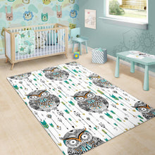 Load image into Gallery viewer, Owl Arrow Pattern Area Rug
