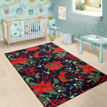 Load image into Gallery viewer, Poinsettia Pattern Print Design POT02 Area Rugs
