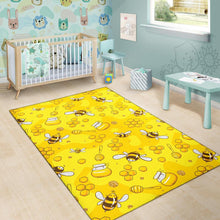 Load image into Gallery viewer, Bee Pattern Print Design BEE01 Area Rugs
