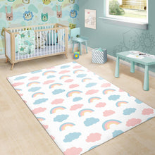 Load image into Gallery viewer, Cute rainbow clound pattern Area Rug
