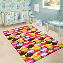 Load image into Gallery viewer, Cupcake Pattern Print Design CP02 Area Rugs
